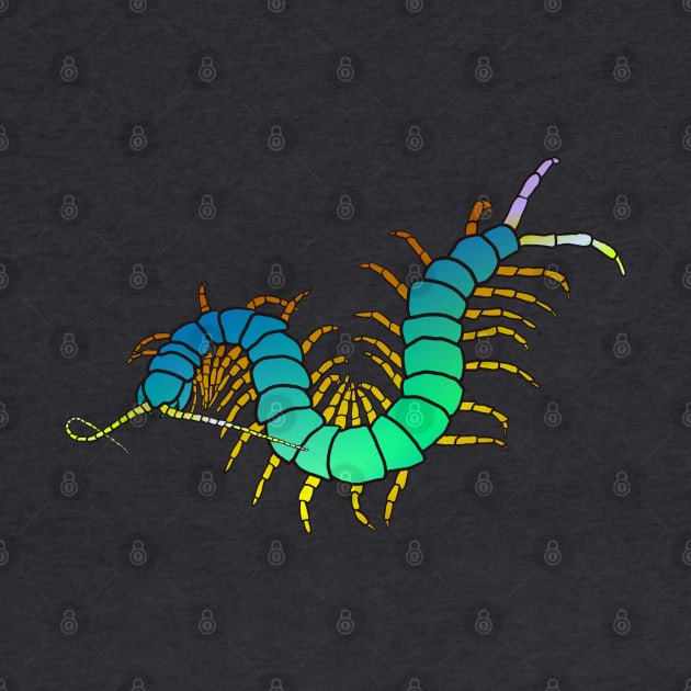 Sea-Green Centipede by techno-mantis